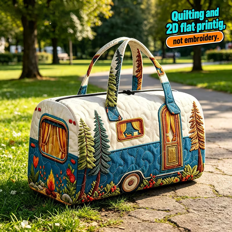 Women's Large Capacity Quilted Travel Bag