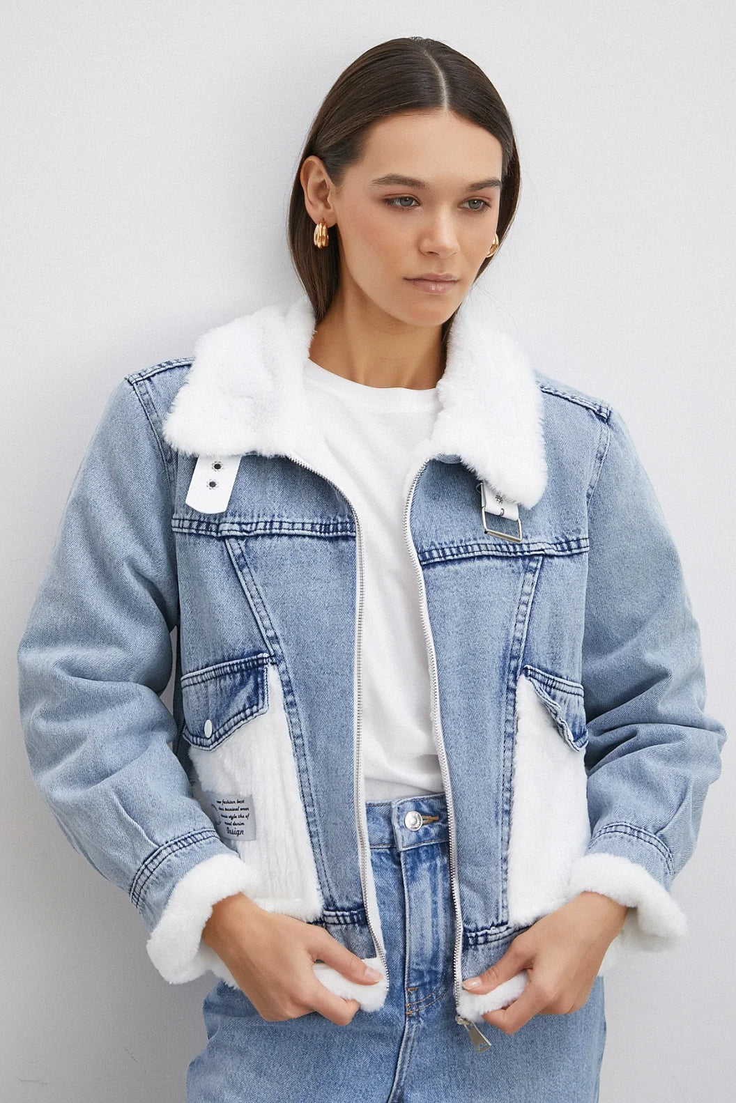Prestige Oversized Long Winter Jacket — Luxe Woven Cotton Textured Outerwear