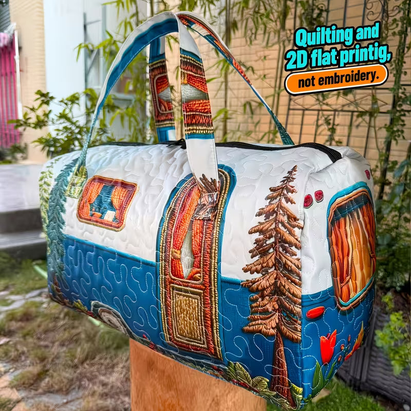 Women's Large Capacity Quilted Travel Bag