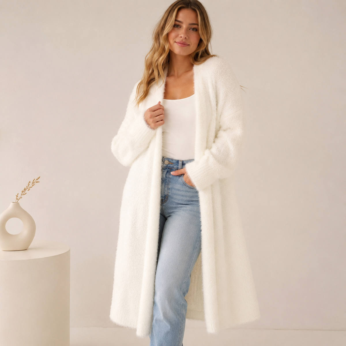 The Maison Signature Longline Cardigan