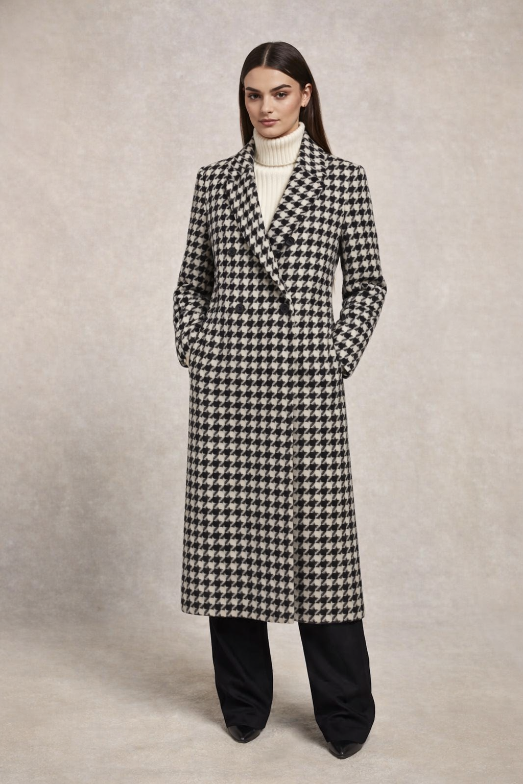 Maison Élevé Long Cashmere‑Blend Shawl Cardigan — Luxe Draped Knit Outerwear