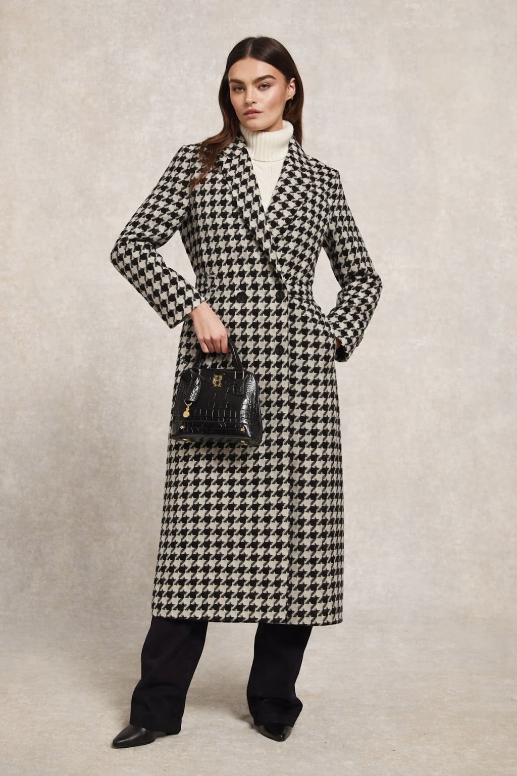 Maison Élevé Long Cashmere‑Blend Shawl Cardigan — Luxe Draped Knit Outerwear