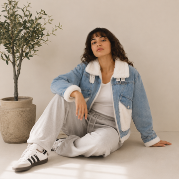 Prestige Oversized Long Winter Jacket — Luxe Woven Cotton Textured Outerwear