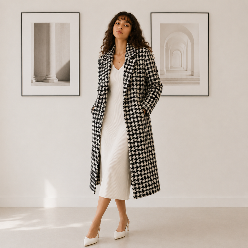 Maison Élevé Long Cashmere‑Blend Shawl Cardigan — Luxe Draped Knit Outerwear