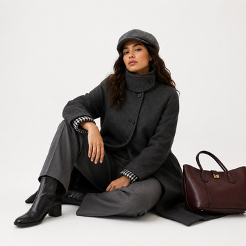 Maison d’Élégance™ Double‑Breasted Cashmere‑Wool Blend Long Coat — Luxe Winter Heritage