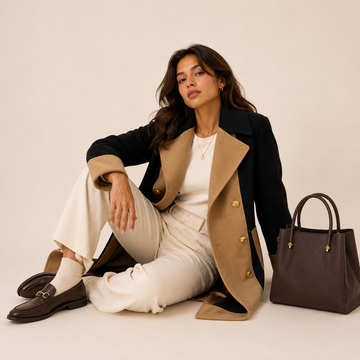 The Étoile Noir Women’s Premium Long Wool Coat — Signature Tailored Winter Elegance