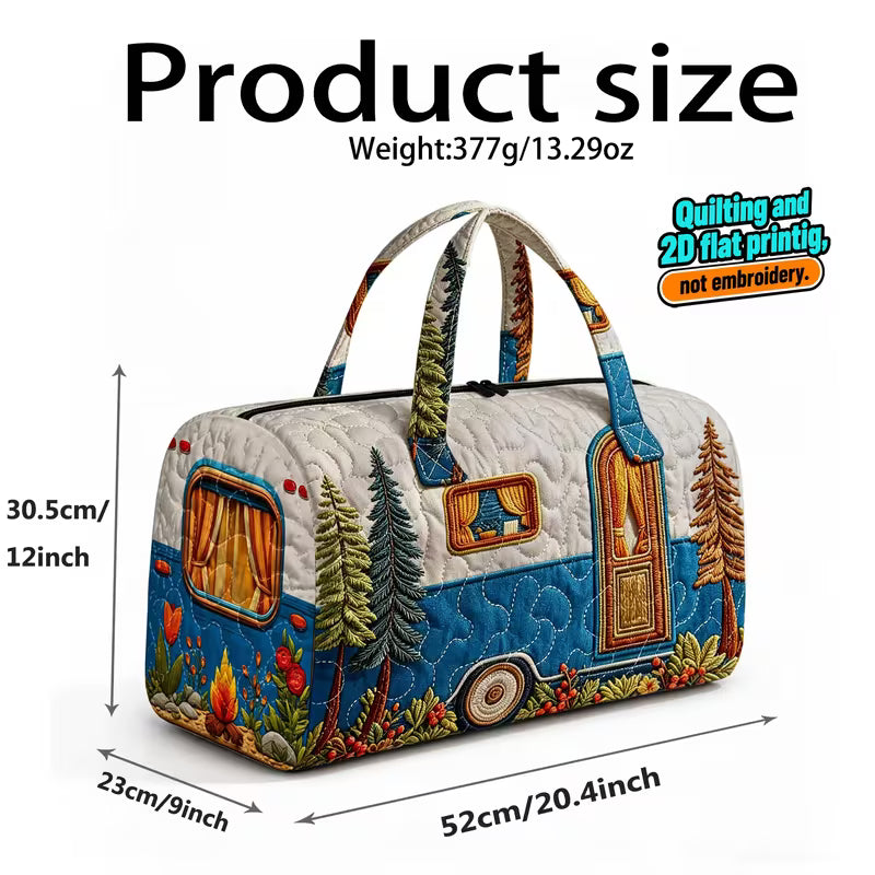 Women's Large Capacity Quilted Travel Bag