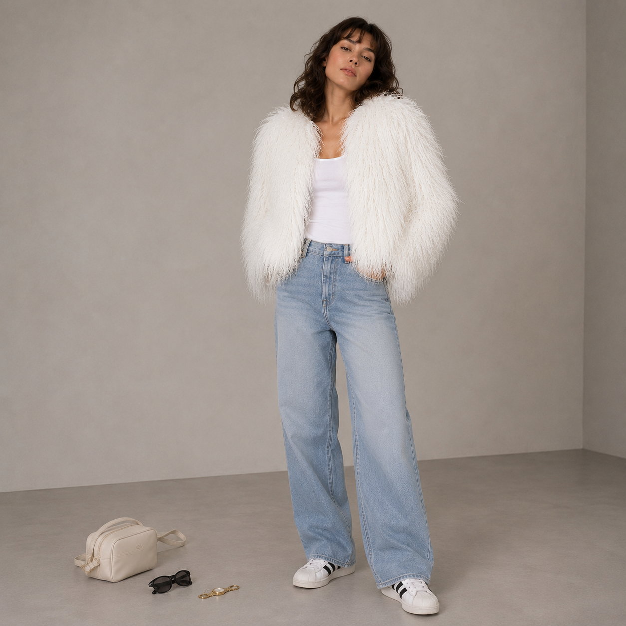 Maison de Séoul™ Signature Korean‑Style Wool Blend Coat — Couture Winter Essential