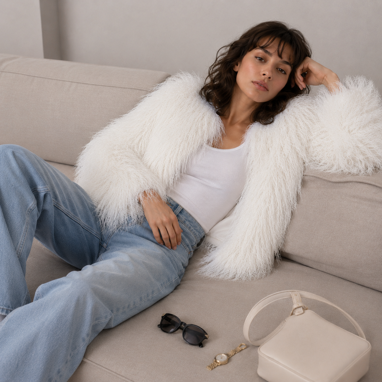 Maison de Séoul™ Signature Korean‑Style Wool Blend Coat — Couture Winter Essential